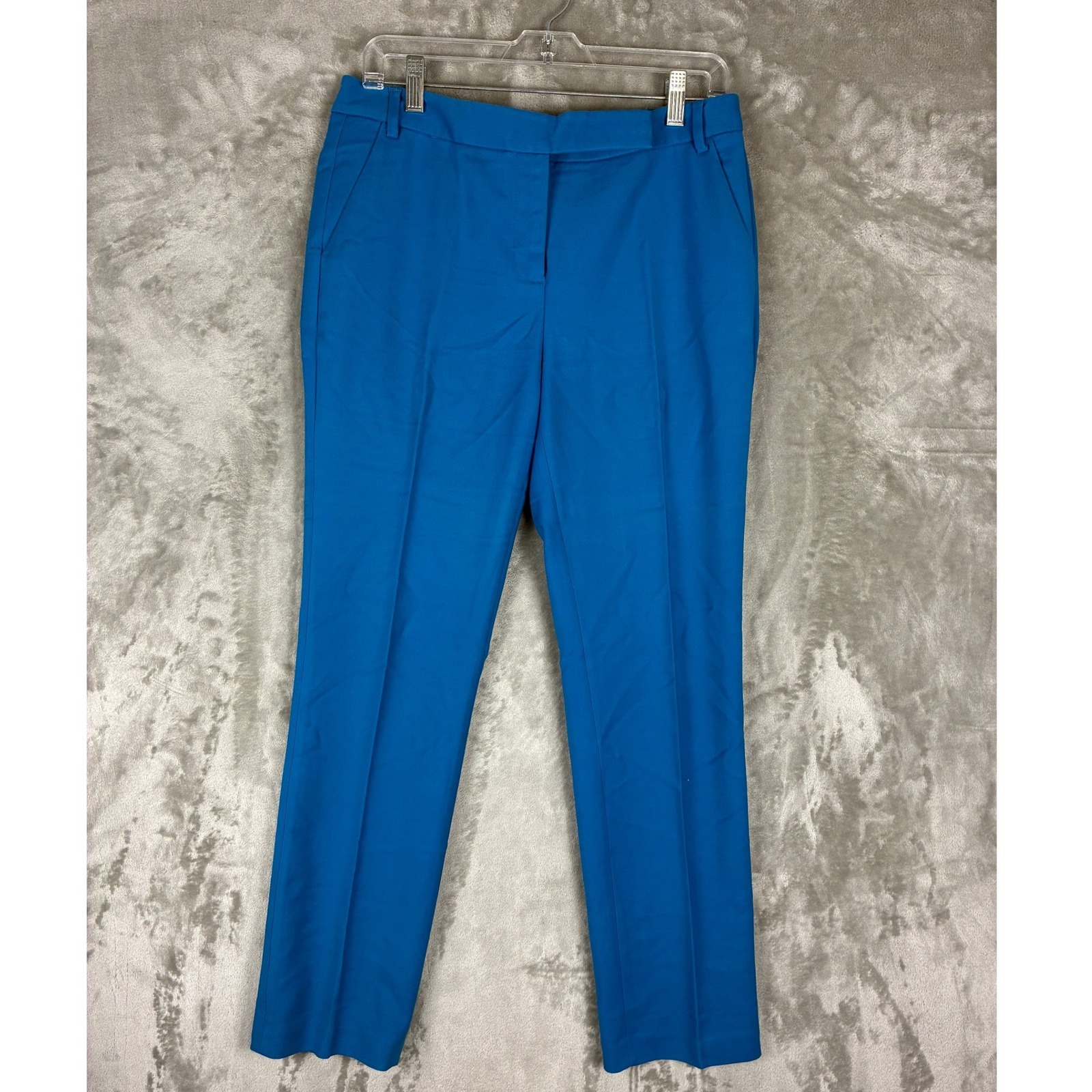 Reiss Joanna Blue Tailored Trousers Slim Tapered Ankle Pants Womens Us 8 Uk 12